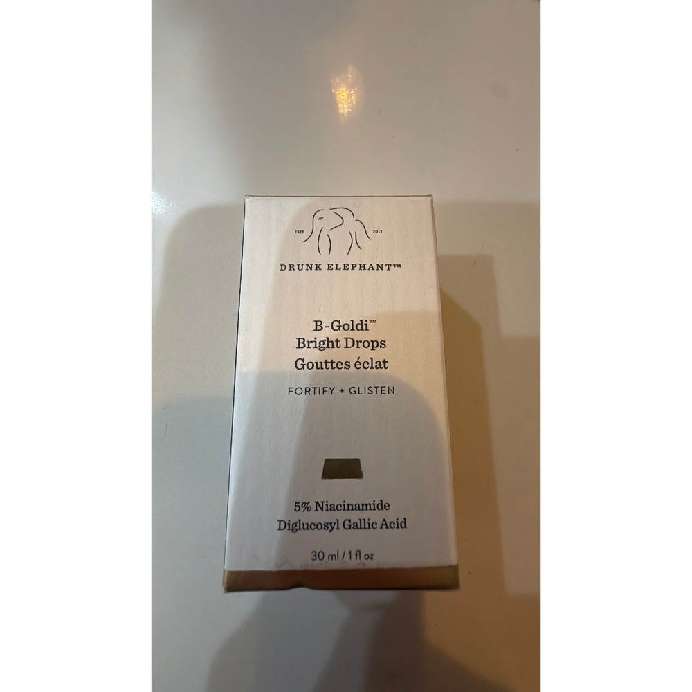 Drunk Elephant B-Goldi Bright Drops Niacinamide Serum 1 oz 30 ml Illuminating
